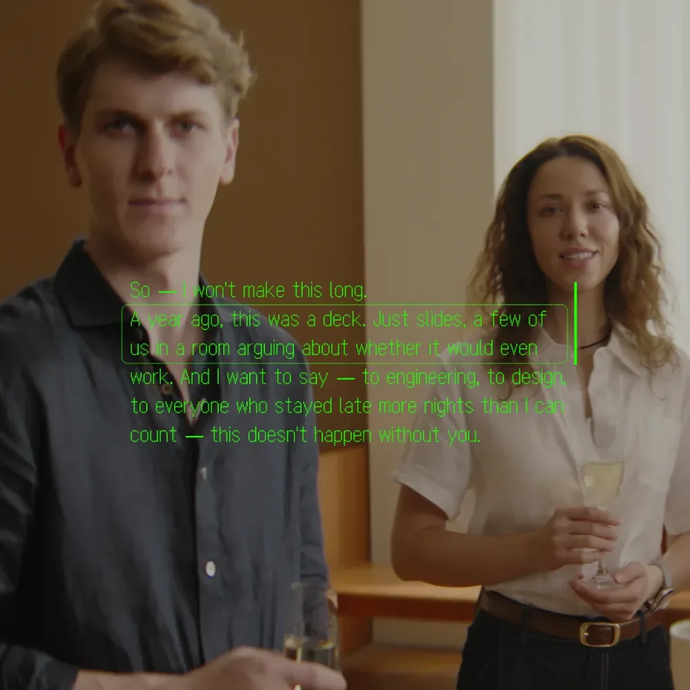 Teleprompter na wystąpienie